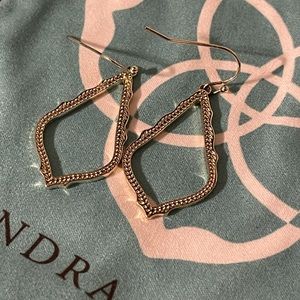 Kendra Scott gold earrings
